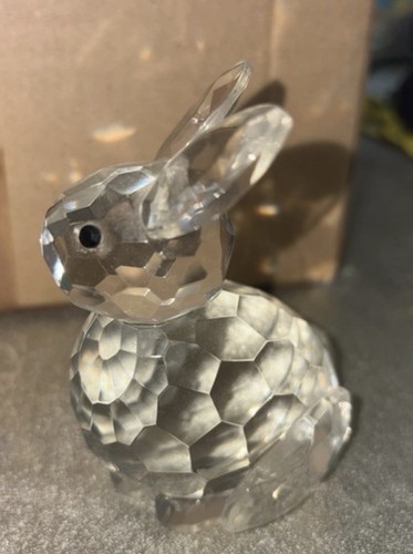 Crystal glass bunny - crystal,