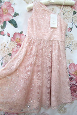 MONSOON BNWT Pink Sequin Lace