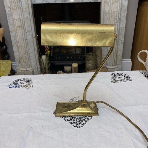 Mid century brass banker - mid-century,