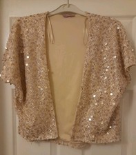 Sequin Short Sleeve Bolero
