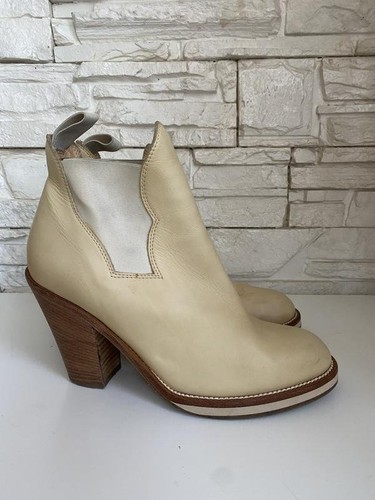 Women acne studios boots beige - studios,