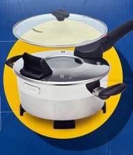 Remoska DUA Electric Table Top MultiCooker With Glass Lid 3L / Baking lid 2L UK