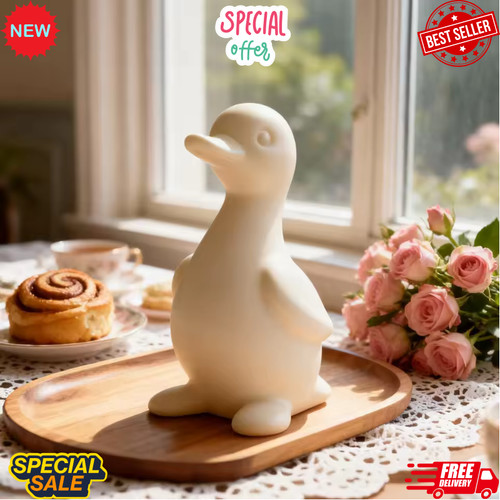 Duck candle silicone mold - candle,