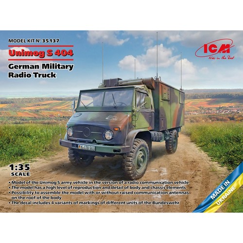 Icm 35137 scale unimog - scale,
