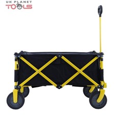 TOUGH MASTER Folding Wagon 70KG Collapsible Trolley Cart for Camping Shopping