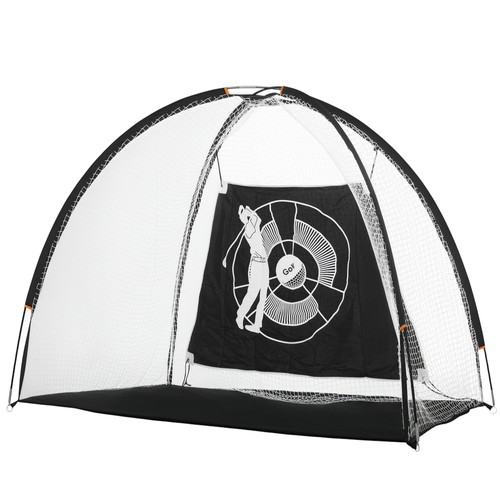 Homcom golf practice net with - net,