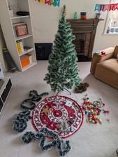 6ft frosted christmas - frosted,