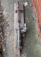 Early 20th C industrial bronze water pump cast iron linkage North Yorkshire