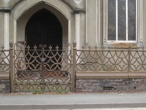 Photo 6x4 cast iron railings - iron,