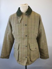 Saddle Womens Ladies Tweed Hunting Shooting Jacket Coat Waterproof Outdoor