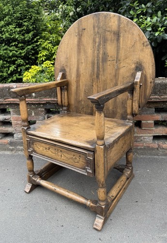 17th century style oak monks - century,