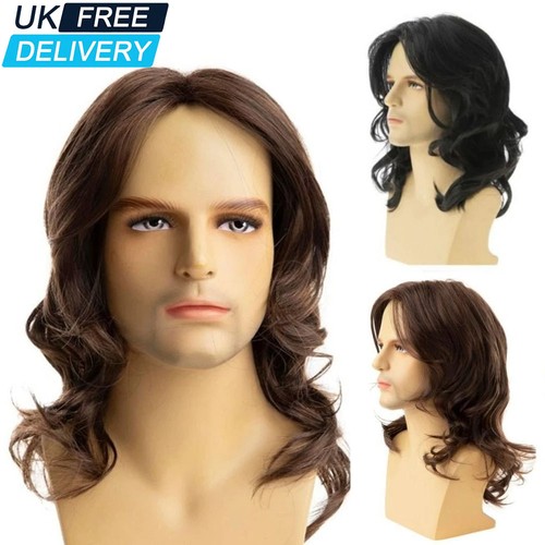 Mens male curly - uk, wig