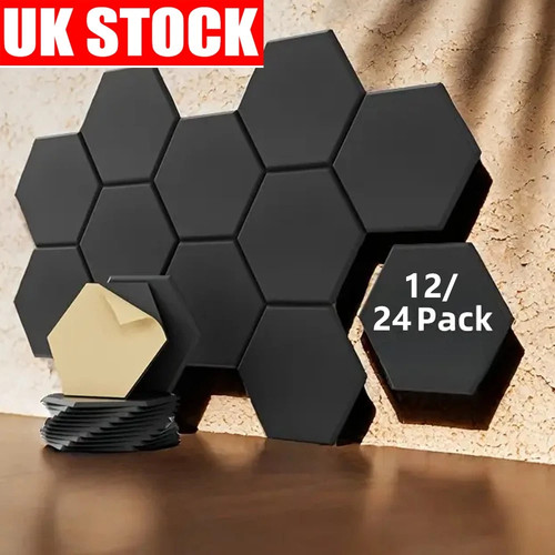 24x acoustic wall panel tiles - acoustic,