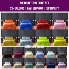 Teddy Bear Fleece Duvet Cover