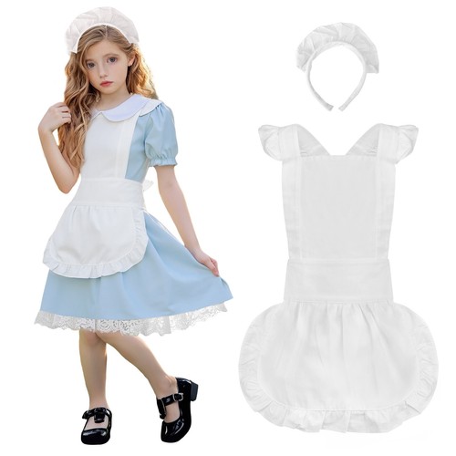 Aspire retro ruffle apron with - retro,