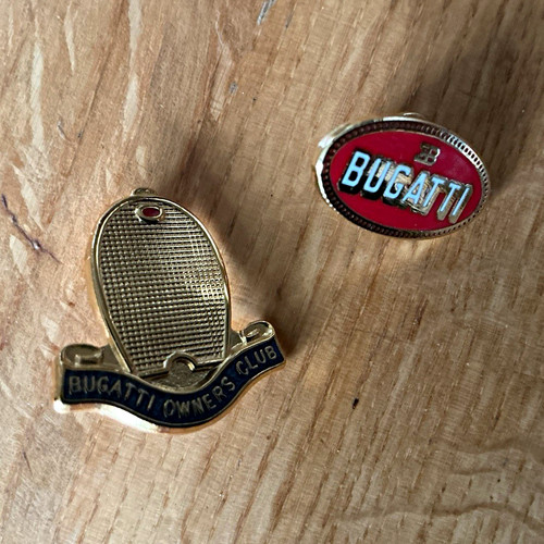 Bugatti enamel lapel - bugatti,