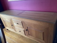 Solid Oak Large Sideboard With