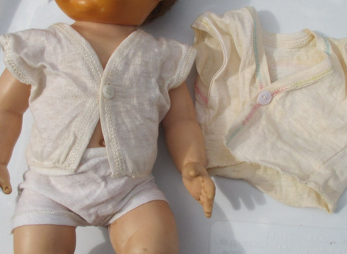 Vintage embroidered baby doll - embroidered,