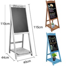 Heavy Duty Wooden Frame A Board Pavement Sign Shop Chalkboard Sign Free Standing