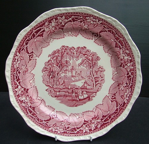Masons pink red vista dinner - pink,