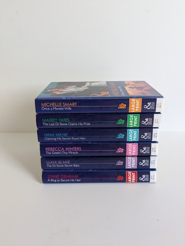 Mills boon large print 6 - &,