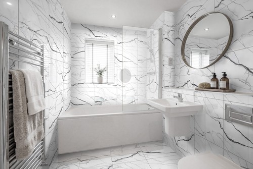 600x600 white marble effect - white,