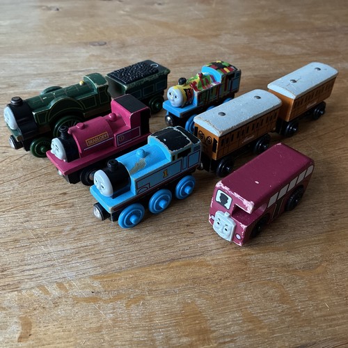 Wooden railway paint - wooden,