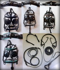 Pink Purple White Teal HEART Punchd B-Mini Sh Pony Driving Training Cart HARNESS