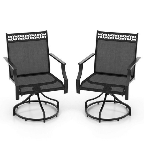Patio swivel dining - swivel, set