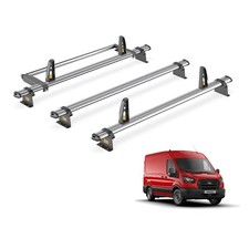 Ford Transit Roof Rack for MK8/9 L2H2 Model 3 Bars & Roller Van Guard Ulti Trade