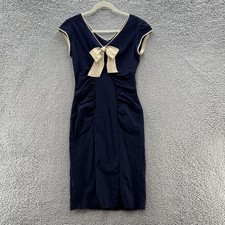 Stop Staring Dress Large Navy