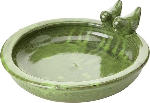 Garden ceramic bird bath - ceramic,