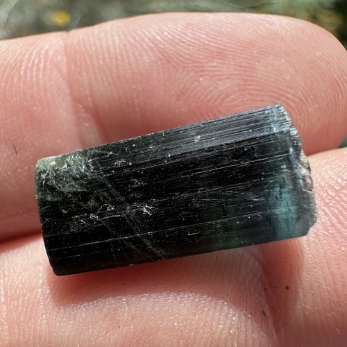 Tourmaline green blue tipped - green,