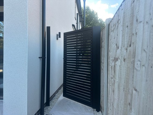Aluminium single pedestrian - aluminium,