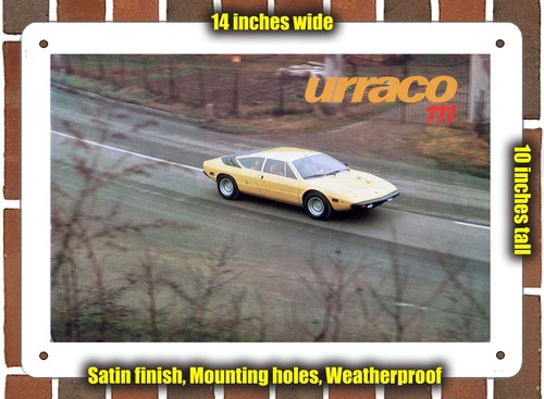 Metal sign 1976 lamborghini - -,