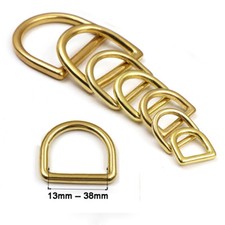 Solid Brass Cast Closed D