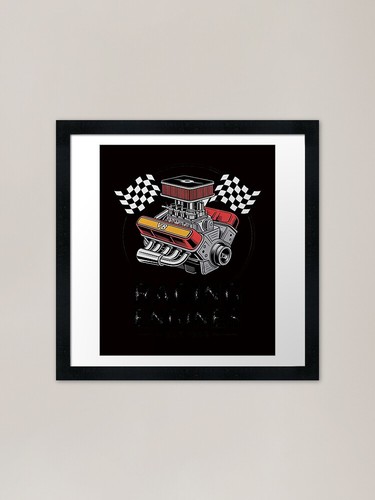 Drag racing car - car, engine