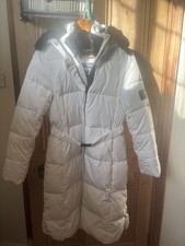 Desigual Long White Fur Trim