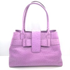 Kate Spade NY Charm City Maryanne Lavender Purple Ostrich Satchel Purse Handbag