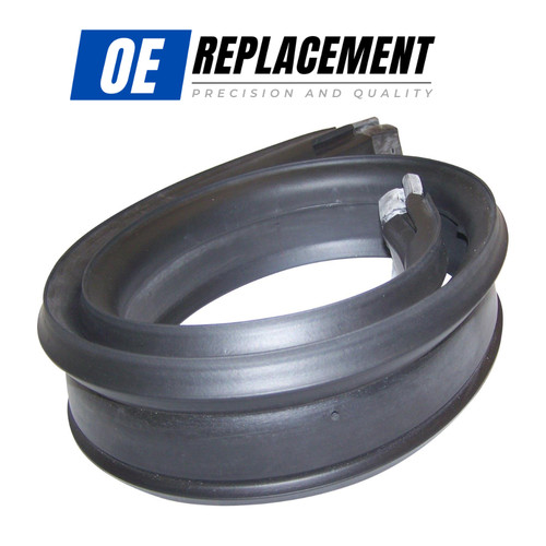 Foam rubber seal windshield