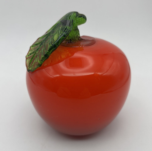 Blown art glass red - art,