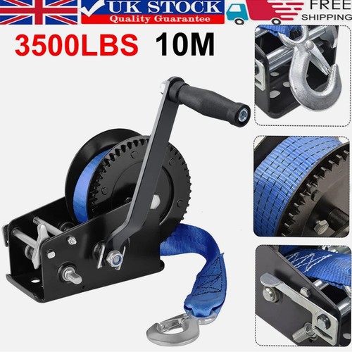 Heavy duty 3500lbs hand - 3500lbs, winch