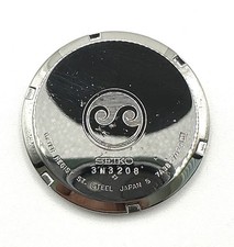 Preowned Seiko 7A38-7020 Sports 100 Qtz Chronograph S/S Screw-in Case Back Cover