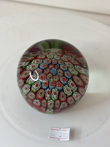 Vintage millefiori paperweight - vintage,