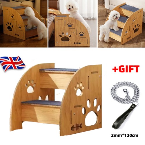 Steps wooden dog stairs - wooden,