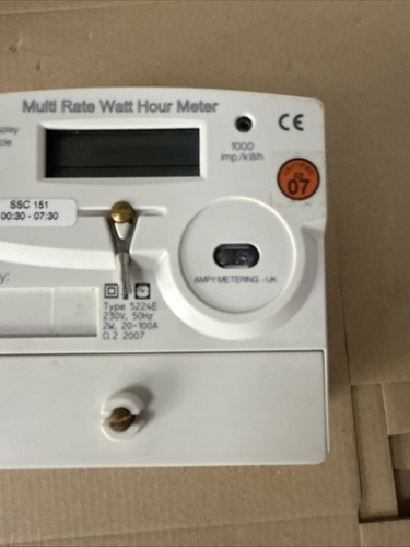 Multi rate watt hour meter - watt,