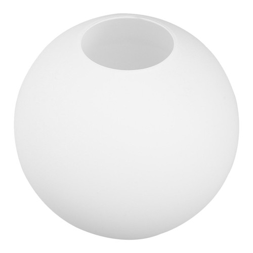 White frosted glass globe lamp - white,