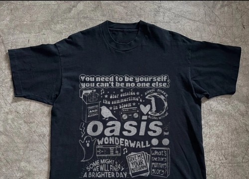 Rare oasis wonderwall shirt - rare,