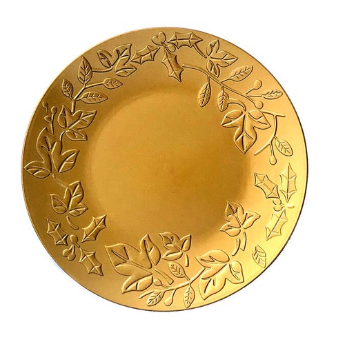 Christmas charger plates - charger,