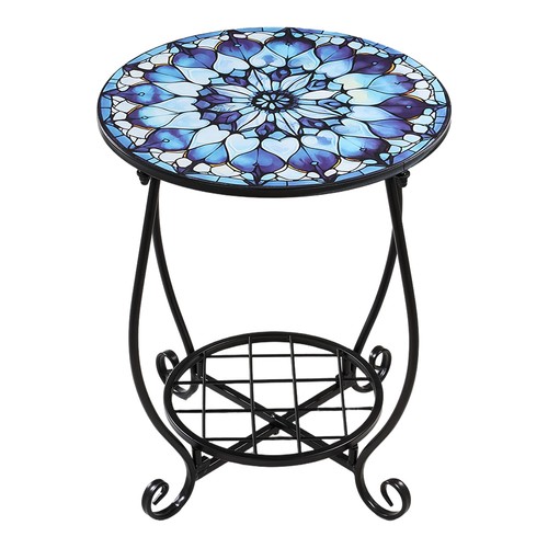 36cm small mosaic - mosaic, round